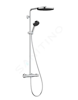 Hansgrohe Pulsify S Puro - Sprchový set s termostatem, průměr 26 cm, 3 proudy, chrom 24236000