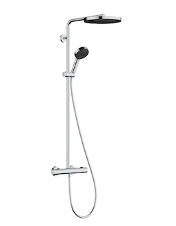 Hansgrohe Pulsify S Puro - Sprchový set s termostatem, průměr 26 cm, 3 proudy, chrom 24236000