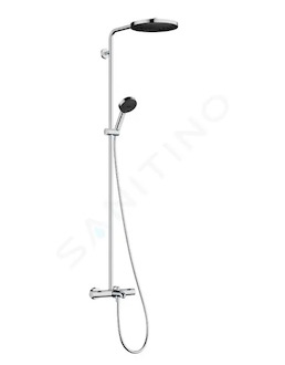 Hansgrohe Pulsify S Puro - Sprchový set s vanovým termostatem, průměr 26 cm, 3 proudy, EcoSmart, chrom 24232000
