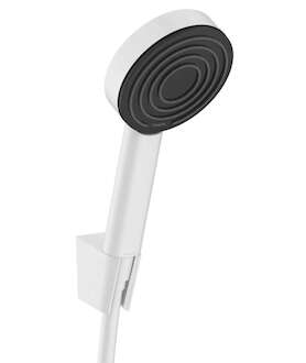 Hansgrohe Pulsify S - Set sprchové hlavice, držáku a hadice, EcoSmart+, matná bílá 24307700