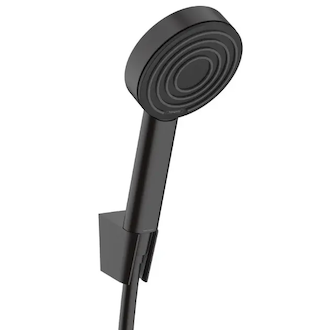 Hansgrohe Pulsify S - Set sprchové hlavice, držáku a hadice, EcoSmart+, matná černá 24307670