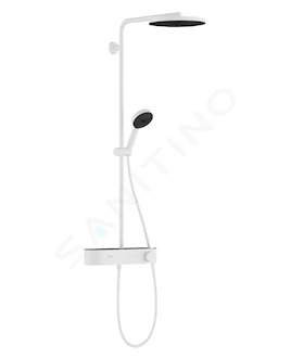 Hansgrohe Pulsify S - Sprchový set s termostatem, průměr 26 cm, 3 proudy, matná bílá 24220700
