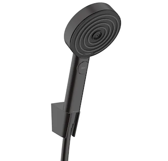 Hansgrohe Pulsify Select S - Set sprchové hlavice, držáku a hadice, 3 proudy, EcoSmart, matná černá 24305670
