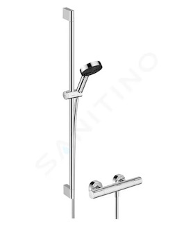 Hansgrohe Pulsify Select S - Sprchový set s termostatem, 3 proudy, EcoSmart, chrom 24271000