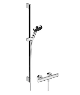 Hansgrohe Pulsify Select S - Sprchový set s termostatem, 3 proudy, EcoSmart, chrom 24271000