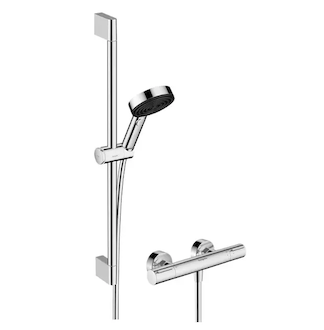 Hansgrohe Pulsify Select S - Sprchový set s termostatem, 3 proudy, EcoSmart, chrom 24272000