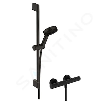 Hansgrohe Pulsify Select S - Sprchový set s termostatem, 3 proudy, EcoSmart, matná černá 24262670