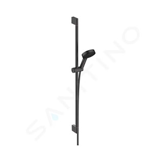 Hansgrohe Pulsify Select - Set sprchové hlavice, 3 proudy, EcoSmart, tyče 96 cm a hadice, matná černá 24171670