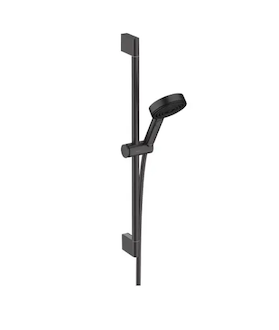 Hansgrohe Pulsify Select - Set sprchové hlavice, 3 proudy, tyče 67 cm a hadice, matná černá 24160670