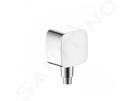 Hansgrohe PuraVida - Připojení hadice Fixfit se zpětným ventilem a kulovým kloubem, chrom 27414000