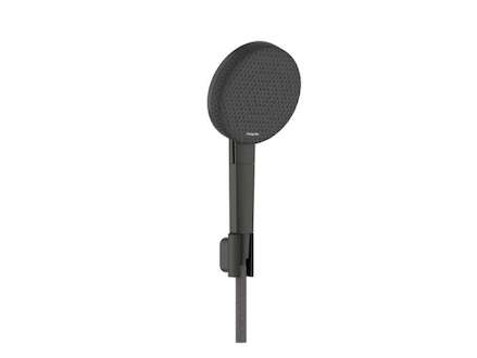 Hansgrohe Raindance Alive Select S - Set sprchové hlavice, držáku a hadice, 3 proudy, EcoSmart, kartáčovaný černý chrom 24611340