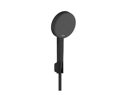 Hansgrohe Raindance Alive Select S - Set sprchové hlavice, držáku a hadice, 3 proudy, EcoSmart, matná černá 24611670