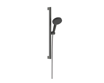 Hansgrohe Raindance Alive Select S - Set sprchové hlavice, tyče a hadice, 3 proudy, EcoSmart, kartáčovaný černý chrom 24600340