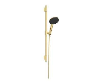 Hansgrohe Raindance Alive Select S - Set sprchové hlavice, tyče a hadice, 3 proudy, EcoSmart, leštěný vzhled zlata 24602990