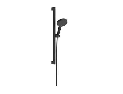 Hansgrohe Raindance Alive Select S - Set sprchové hlavice, tyče a hadice, 3 proudy, EcoSmart, matná černá 24600670