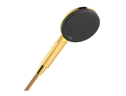 Hansgrohe Raindance Alive Select S - Sprchová hlavice, 3 proudy, EcoSmart, leštěný vzhled zlata 24511990