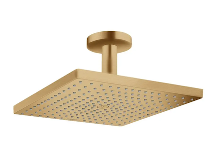 Hansgrohe Raindance E - Hlavová sprcha, 30x30 cm, EcoSmart, kartáčovaný bronz 26251140