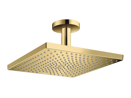 Hansgrohe Raindance E - Hlavová sprcha, 30x30 cm, EcoSmart, leštěný vzhled zlata 26251990