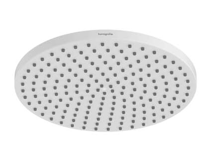 Hansgrohe Raindance S - Hlavová sprcha, průměr 24 cm, 1 proud, EcoSmart+, matná bílá 28821700