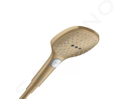 Hansgrohe Raindance Select E - Sprchová hlavice 120, 3 proudy, kartáčovaný bronz 26520140