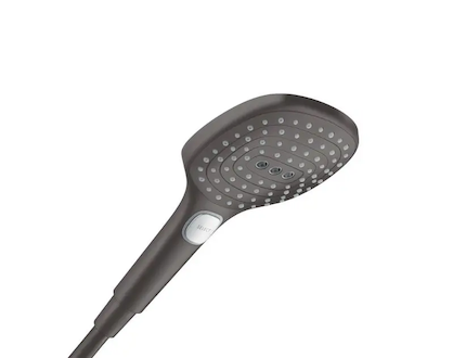 Hansgrohe Raindance Select E - Sprchová hlavice 120, 3 proudy, kartáčovaný černý chrom 26520340