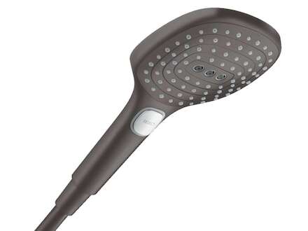 Hansgrohe Raindance Select E - Sprchová hlavice, 3 proudy, EcoSmart+, kartáčovaný černý chrom 28729340