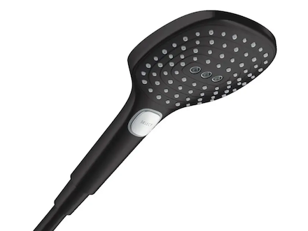 Hansgrohe Raindance Select E - Sprchová hlavice, 3 proudy, EcoSmart+, matná černá 28729670
