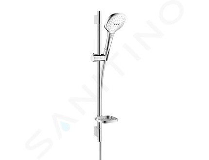 Hansgrohe Raindance Select E - Sprchová souprava 120, 3 proudy, EcoSmart 9 l/min, bílá/chrom 26622400