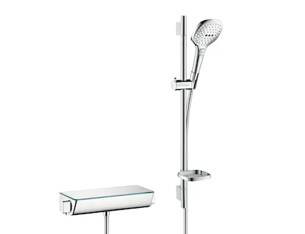 Hansgrohe Raindance Select E - Sprchový set 120 s termostatem Ecostat Select, 3 proudy, chrom 27038000