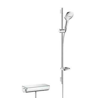 Hansgrohe Raindance Select E - Sprchový set 120 s termostatem Ecostat Select, 3 proudy, chrom 27039000