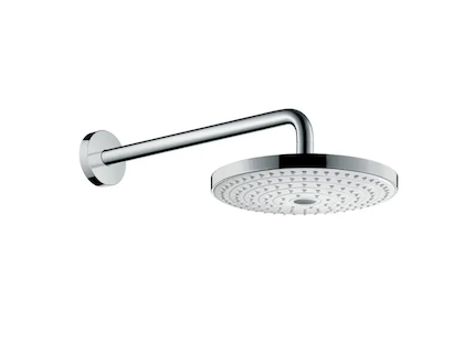 Hansgrohe Raindance Select S - Hlavová sprcha 240, 2 proudy, sprchové rameno 39 cm, bílá/chrom 26466400