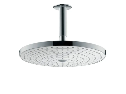 Hansgrohe Raindance Select S - Hlavová sprcha 300, 2 proudy, sprchové rameno 10 cm, bílá/chrom 27337400