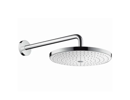 Hansgrohe Raindance Select S - Hlavová sprcha 300, 2 proudy, sprchové rameno 39 cm, bílá/chrom 27378400