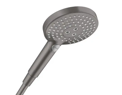 Hansgrohe Raindance Select S - Sprchová hlavice 120, 3 proudy, EcoSmart, kartáčovaný černý chrom 26531340
