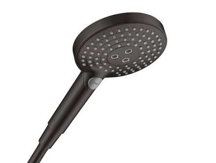 Hansgrohe Raindance Select S - Sprchová hlavice 120, 3 proudy, EcoSmart, matná černá 26531670