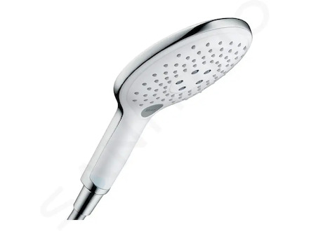 Hansgrohe Raindance Select S - Sprchová hlavice 150, 3 proudy, EcoSmart 9 l/min, bílá/chrom 28588400