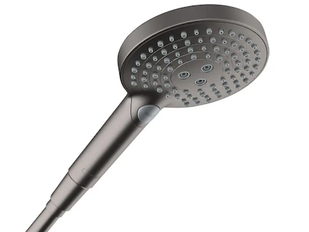 Hansgrohe Raindance Select S - Sprchová hlavice, 3 proudy, EcoSmart+, kartáčovaný černý chrom 26516340