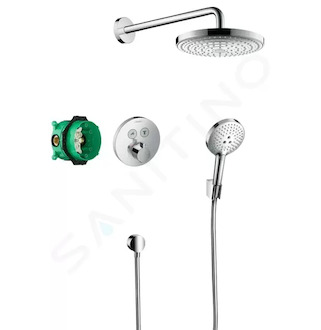 Hansgrohe Raindance Select S - Sprchový set 240 s termostatem ShowerSelect S, 2 proudy, chrom 27297000