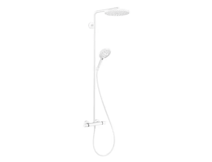 Hansgrohe Raindance Select S - Sprchový set Showerpipe s termostatem, 3 proudy, matná bílá 27633700