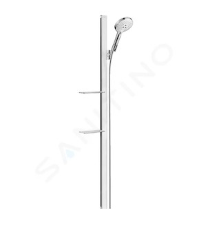 Hansgrohe Raindance - Sprchová souprava Select S 120, 3 proudy, sprchová tyč 1,50 m, bílá/chrom 27646400