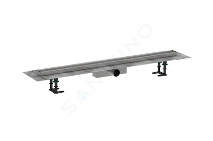Hansgrohe RainDrain Compact - Sprchový žlab 100 cm pro vložení dlažby, s roštem 56183000