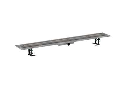 Hansgrohe RainDrain Compact - Sprchový žlab 120 cm pro vložení dlažby, s roštem 56173000