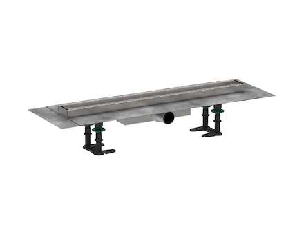 Hansgrohe RainDrain Compact - Sprchový žlab 60 cm pro vložení dlažby, s roštem 56163000