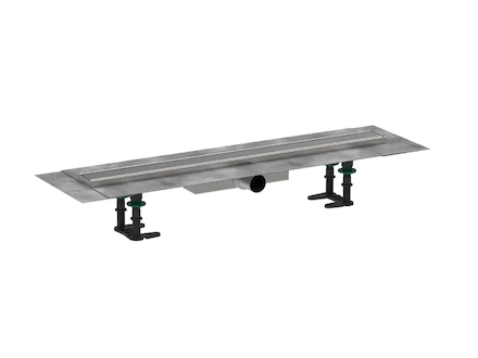 Hansgrohe RainDrain Compact - Sprchový žlab 70 cm, s roštem, kartáčovaná nerezová ocel 56164800