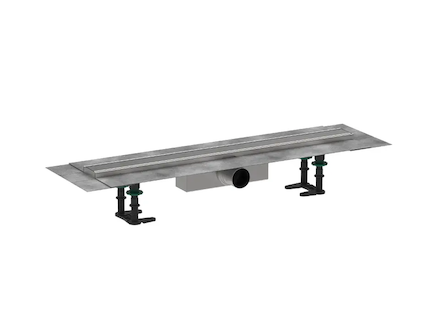 Hansgrohe RainDrain Compact - Sprchový žlab 70 cm, s roštem, kartáčovaná nerezová ocel 56176800