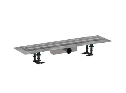 Hansgrohe RainDrain Compact - Sprchový žlab 80 cm, s roštem, kartáčovaná nerezová ocel 56178800