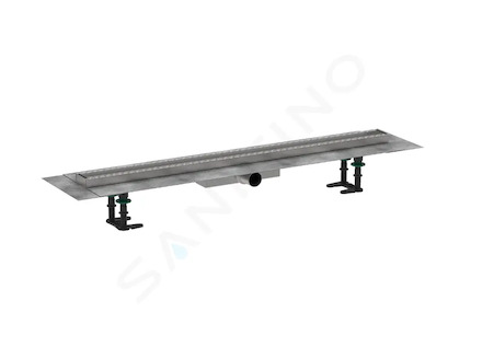 Hansgrohe RainDrain Compact - Sprchový žlab 90 cm pro vložení dlažby, s roštem 56169000