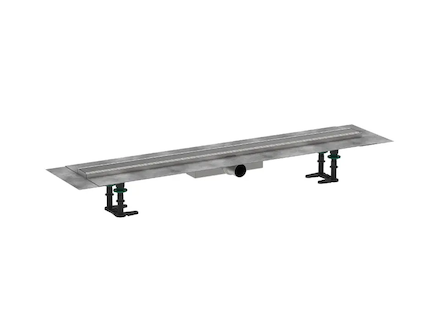 Hansgrohe RainDrain Compact - Sprchový žlab 90 cm, s roštem, kartáčovaná nerezová ocel 56168800