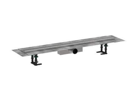 Hansgrohe RainDrain Compact - Sprchový žlab 90 cm, s roštem, kartáčovaná nerezová ocel 56180800