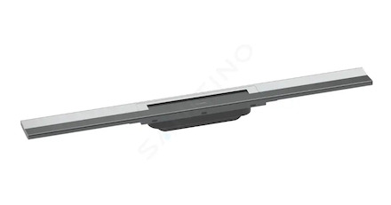 Hansgrohe RainDrain Flex - Lineární sprchový žlab s nerezovým roštem 700, do prostoru, zkrátitelný, chrom 56043000